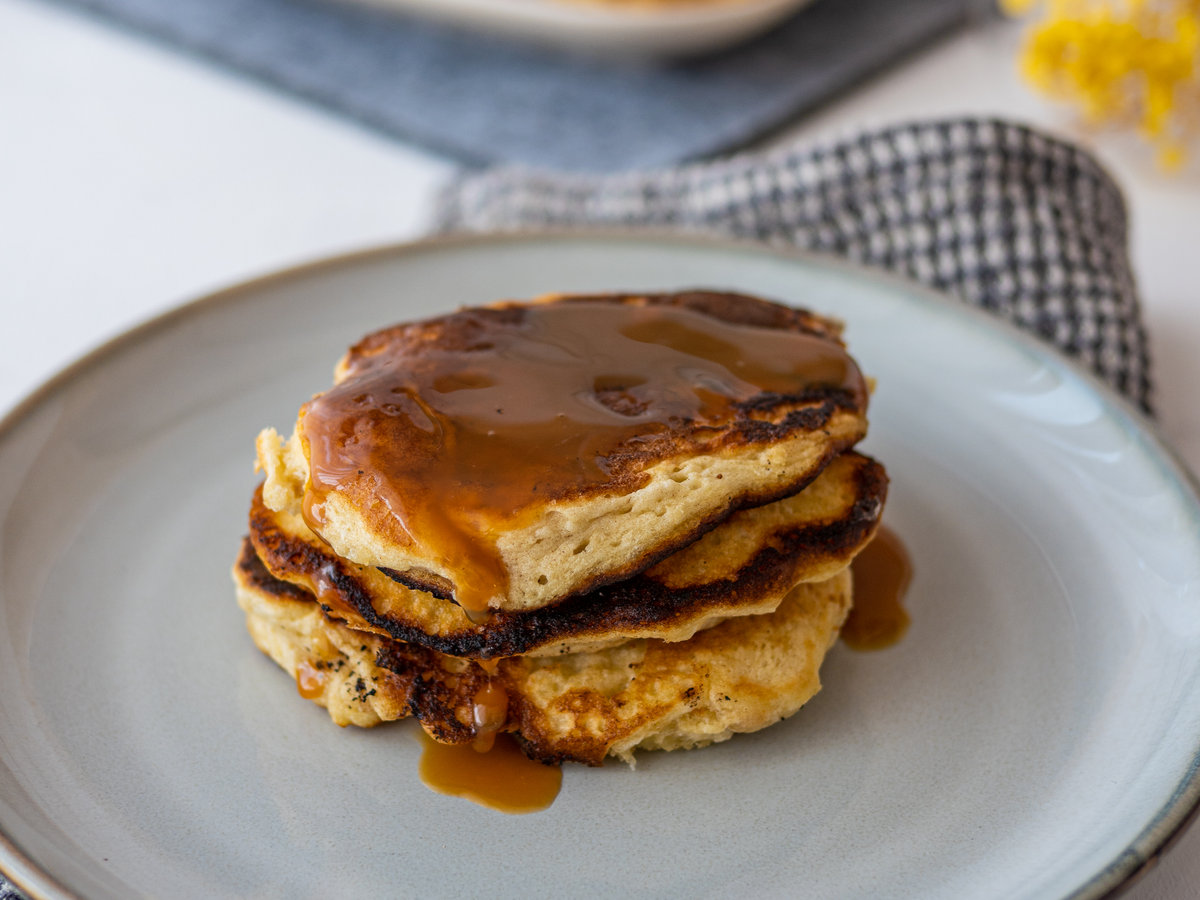 Apfel-Pancakes